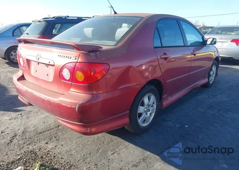 2004 Toyota Corolla S z USA, uszkodzony, nr VIN 1NXBR32E24Z288235